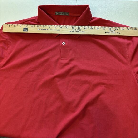 Member's Mark Men's Classic Fit Stretch Cotton Long Sleeve Pique Polo Red XXL - Picture 5 of 11